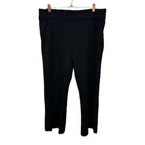 SPANX SpanxSmooth PerfectFit Ponte Kick Flare Pant Black Size 2X